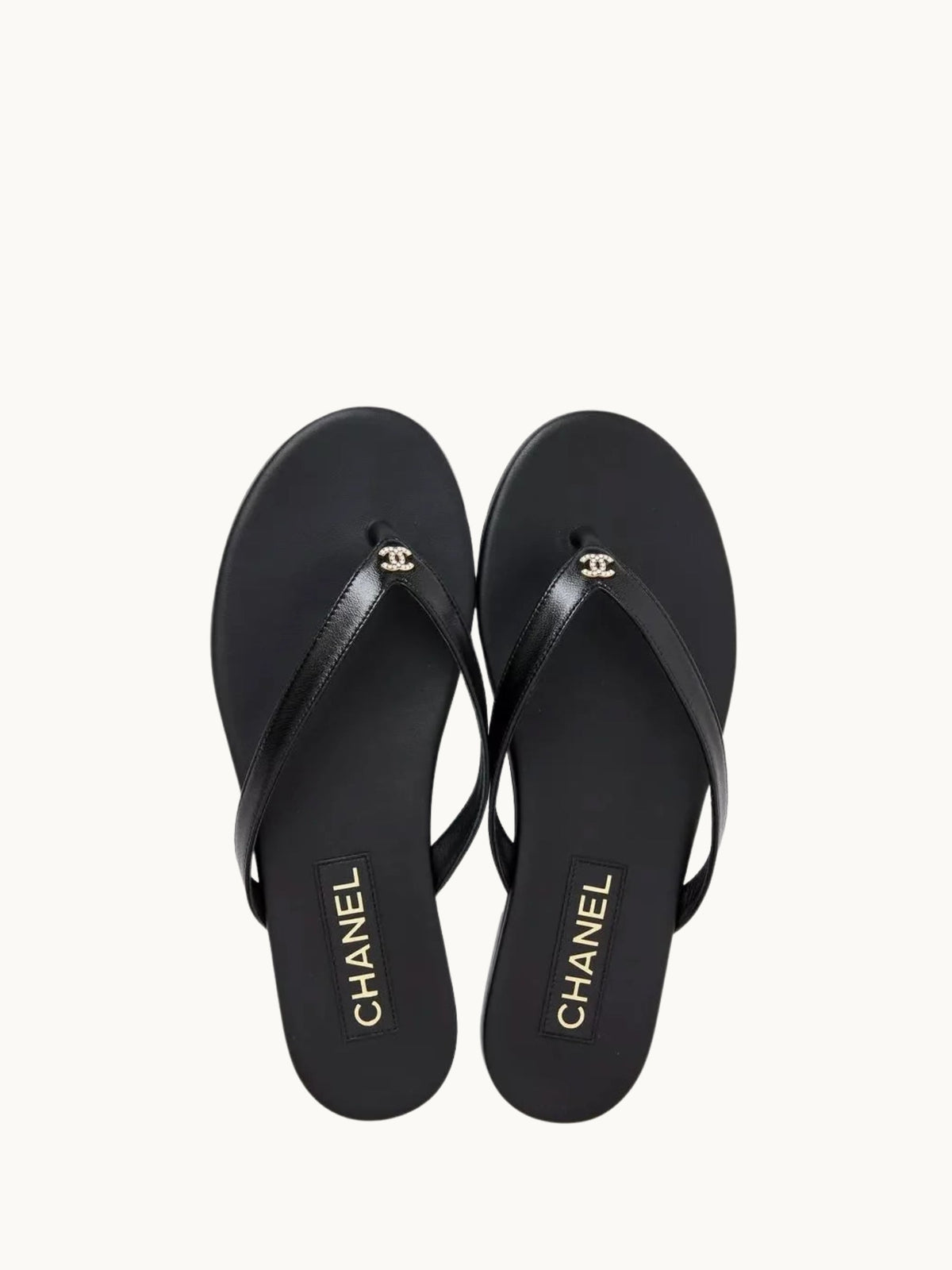 NEL BLACK FLIP FLOPS