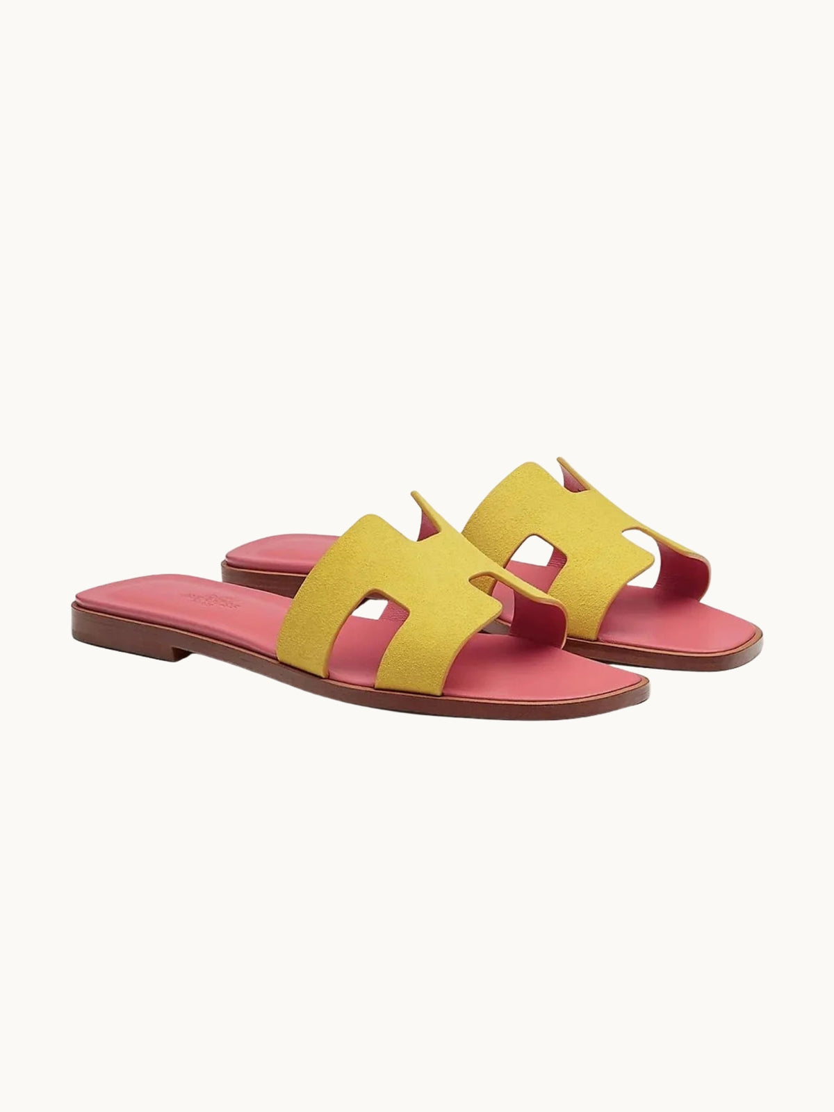 HÈR PINK YELLOW SANDALES