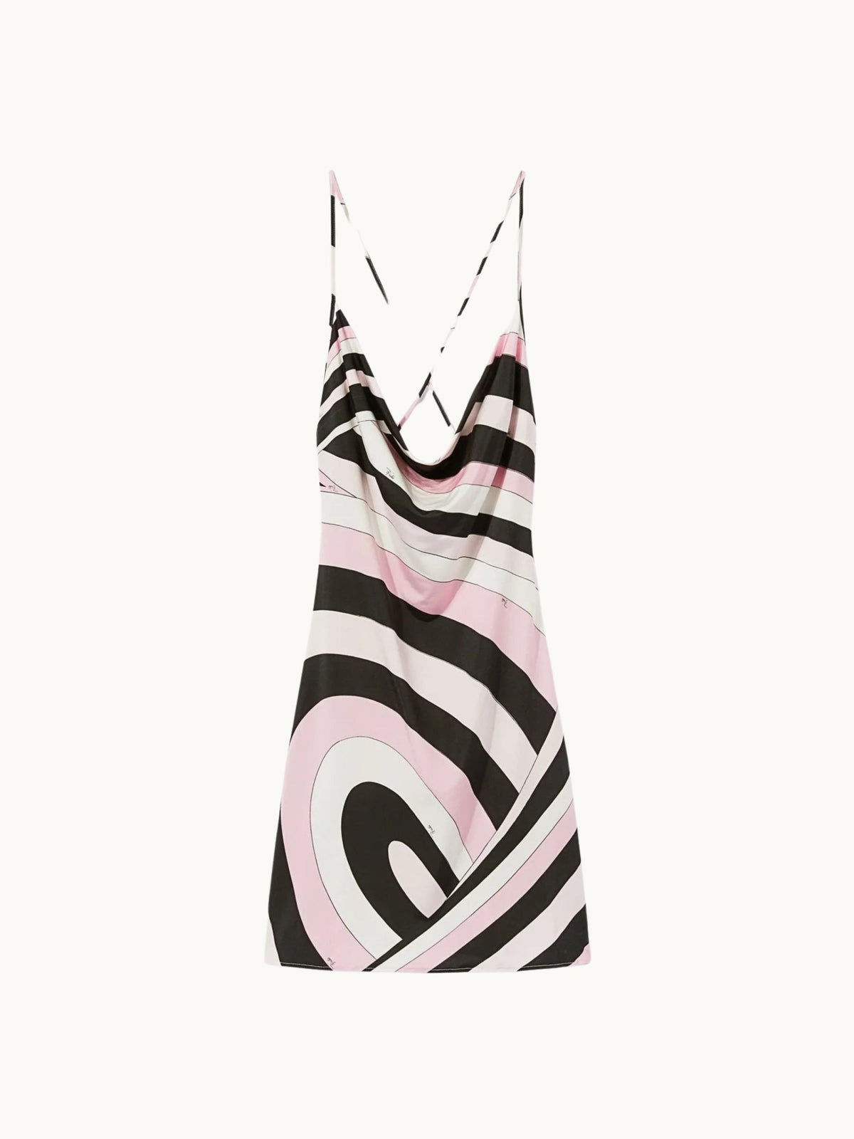 PUC AMILEE PINK BLACK DRESS