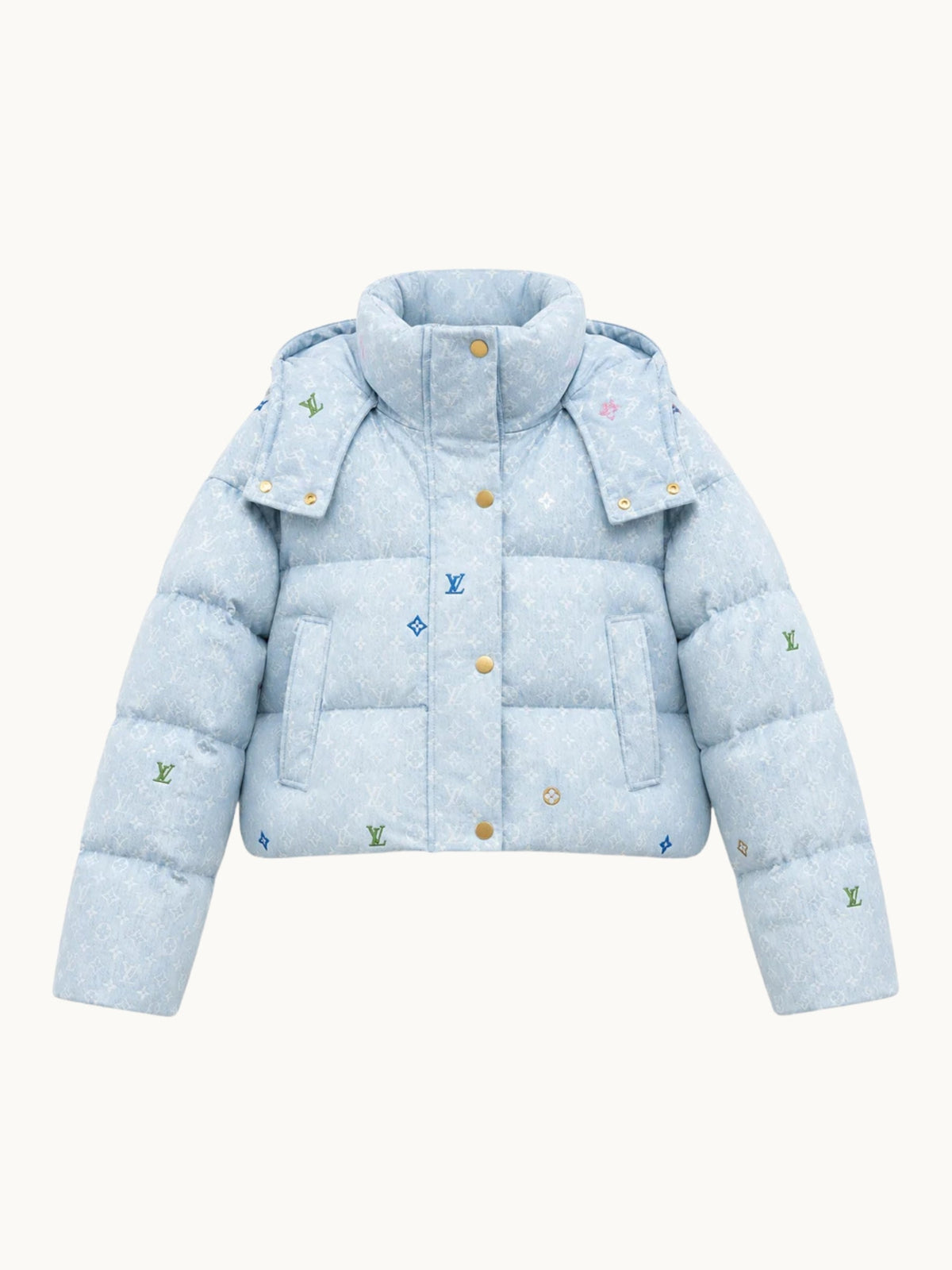 MONOGRAM DENIM COAT