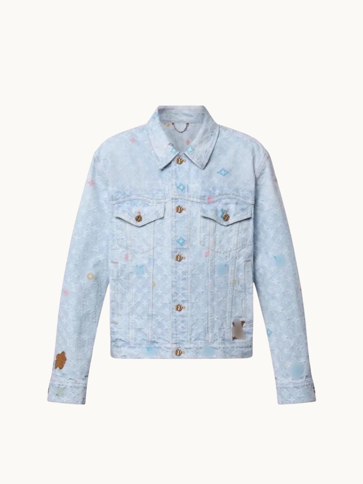Denim jacket multicolor