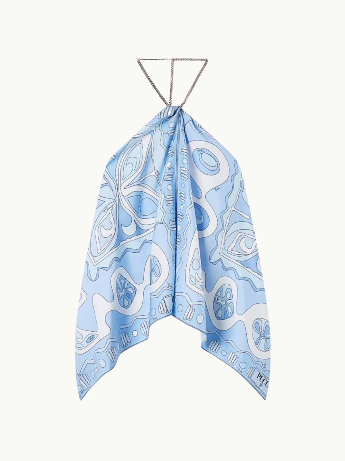 PUC SAIMY SKY BLUE TOP