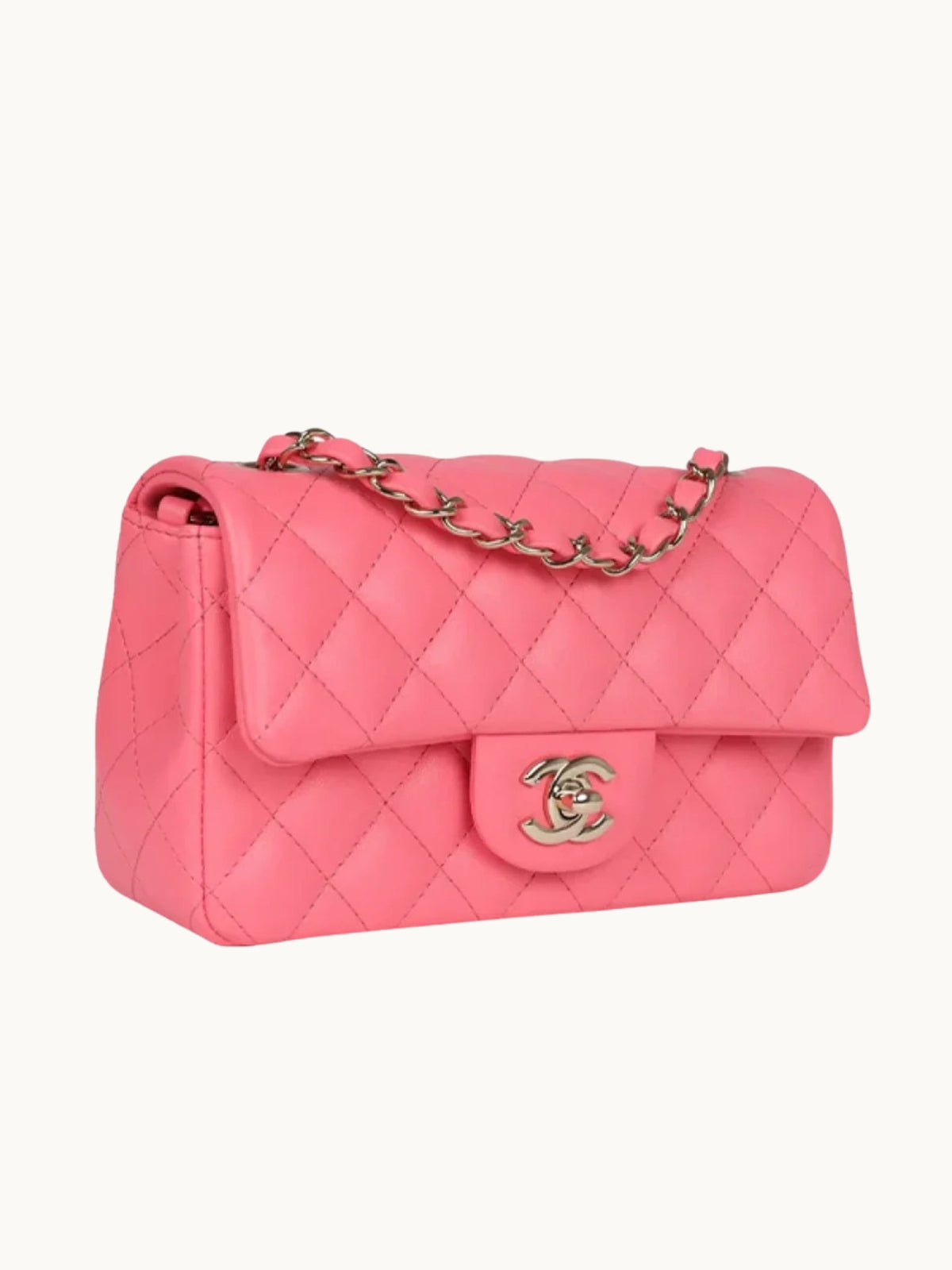 PINK CORAL FLAP BAG
