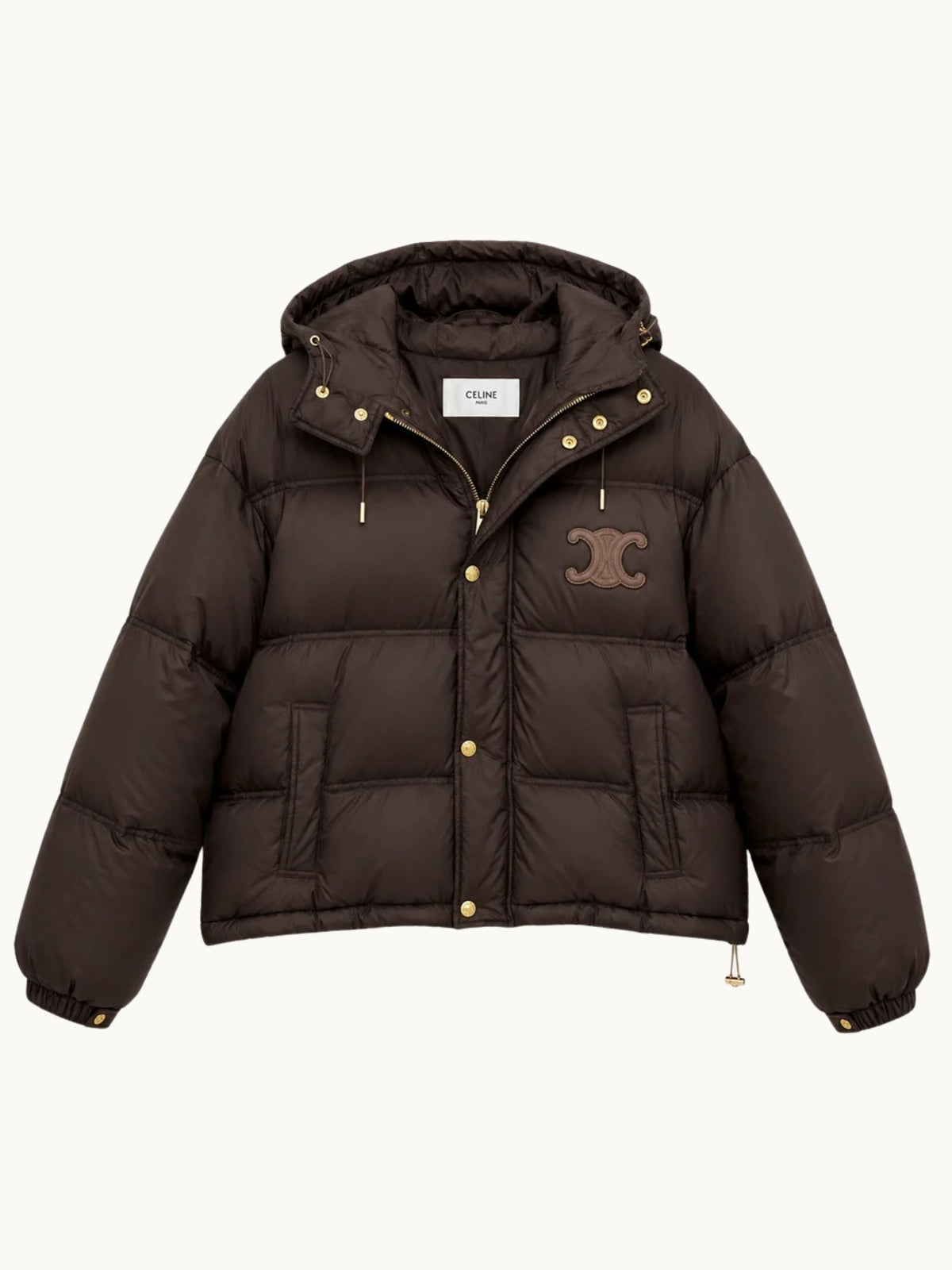 Brown detachable Puffer Jacket