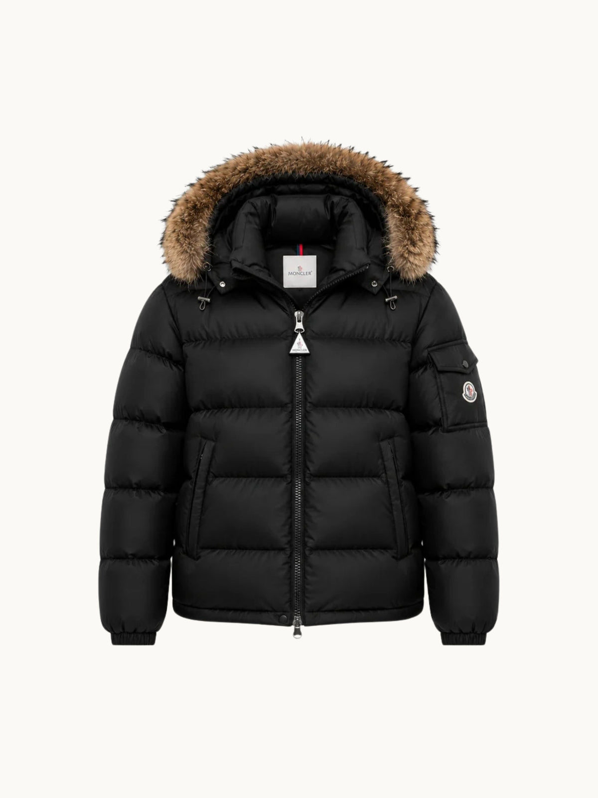 FUR TRIM MATT JACKET