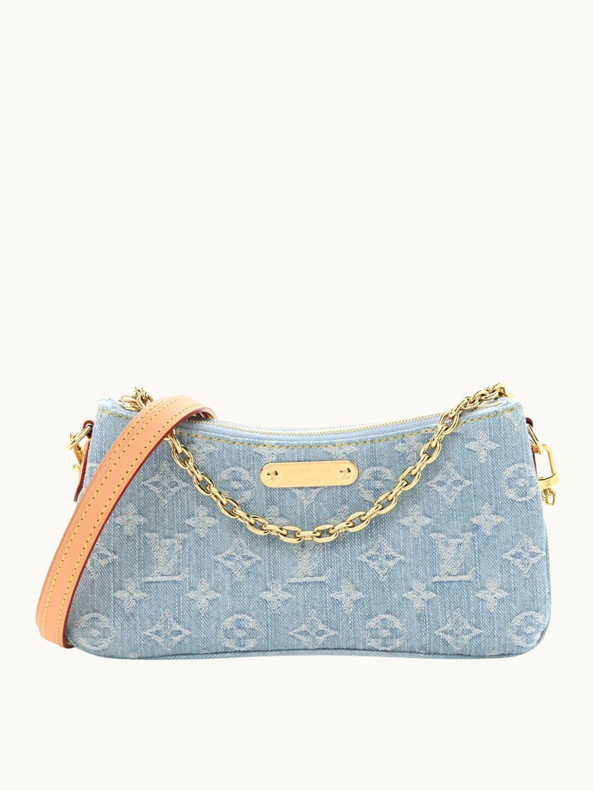 MINI DENIM BAG WITH CHAIN