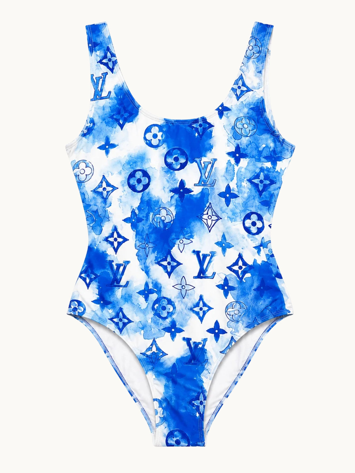 LOVIE BLUE TIE DYE SWIMSUIT