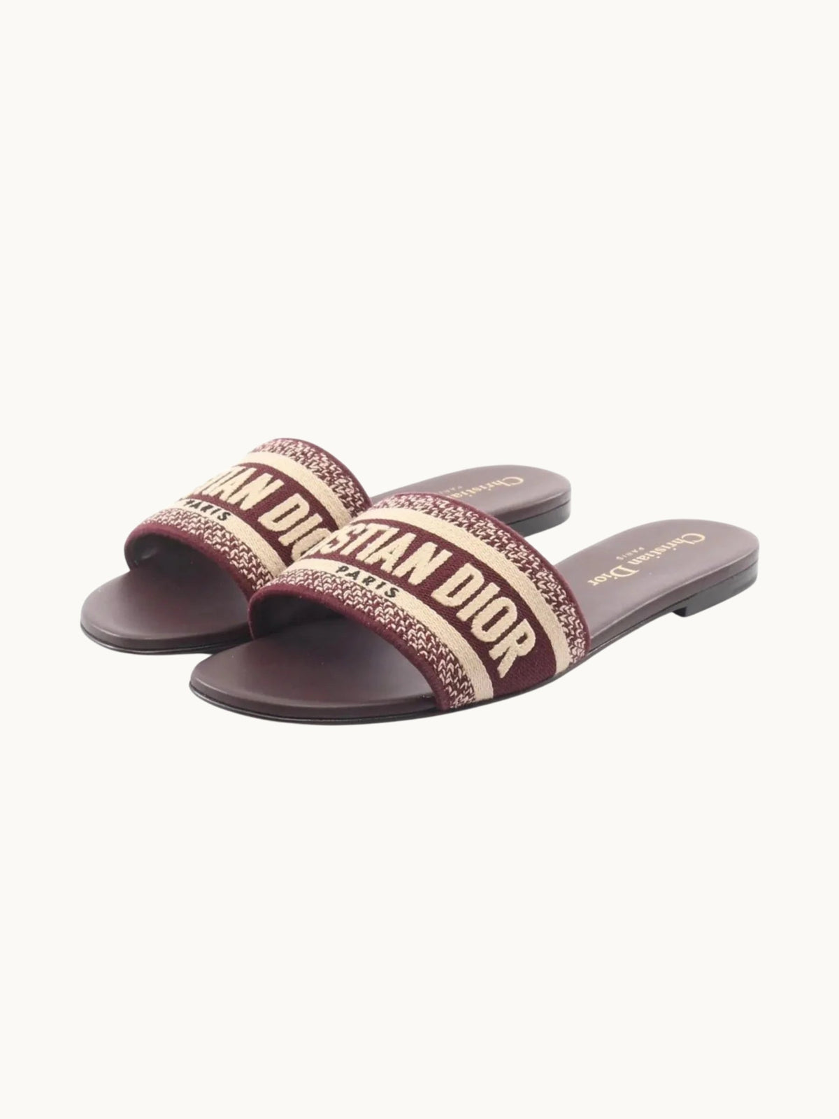PARISE BURGUNDY SANDALES