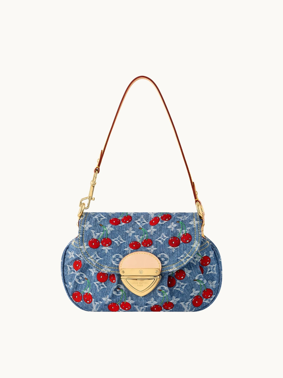 CHERRY DENIM BAG