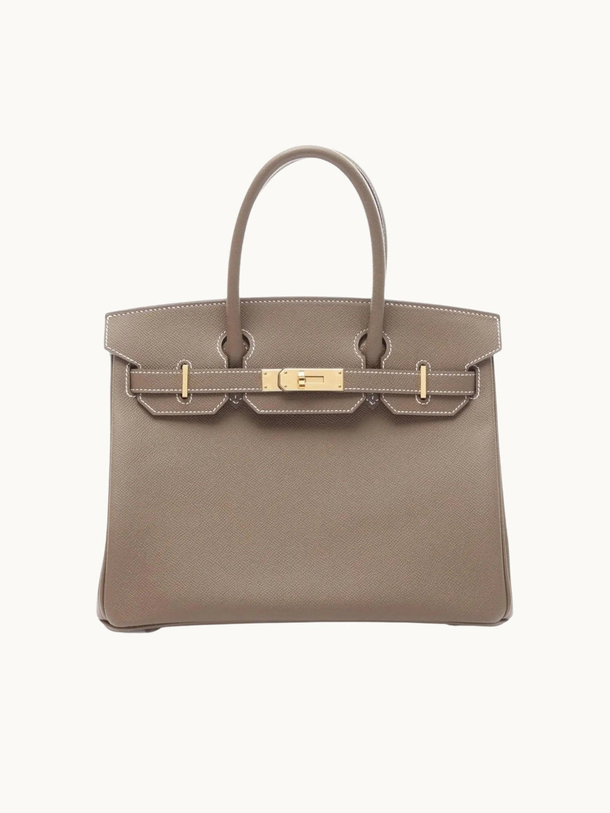 TOP HANDLE BAG 25 TAUPE