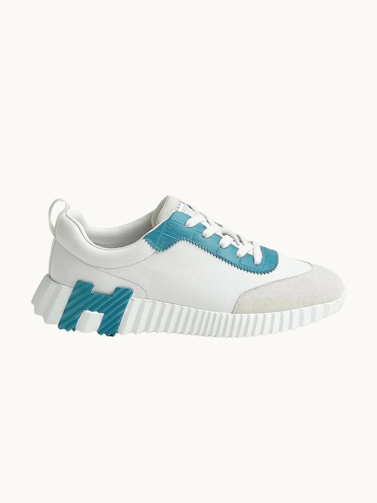 HÈR BLUE ALLIGATOR SNEAKERS