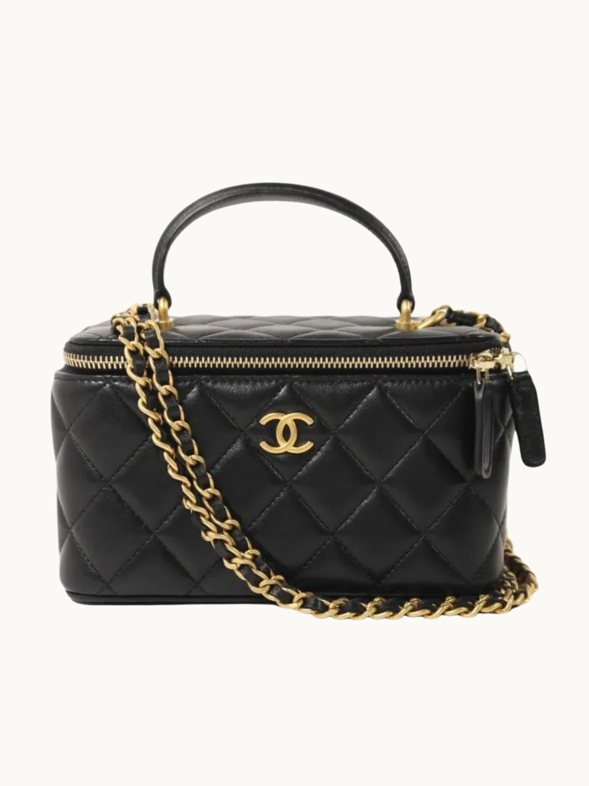 TOP HANDLE VANITY BAG
