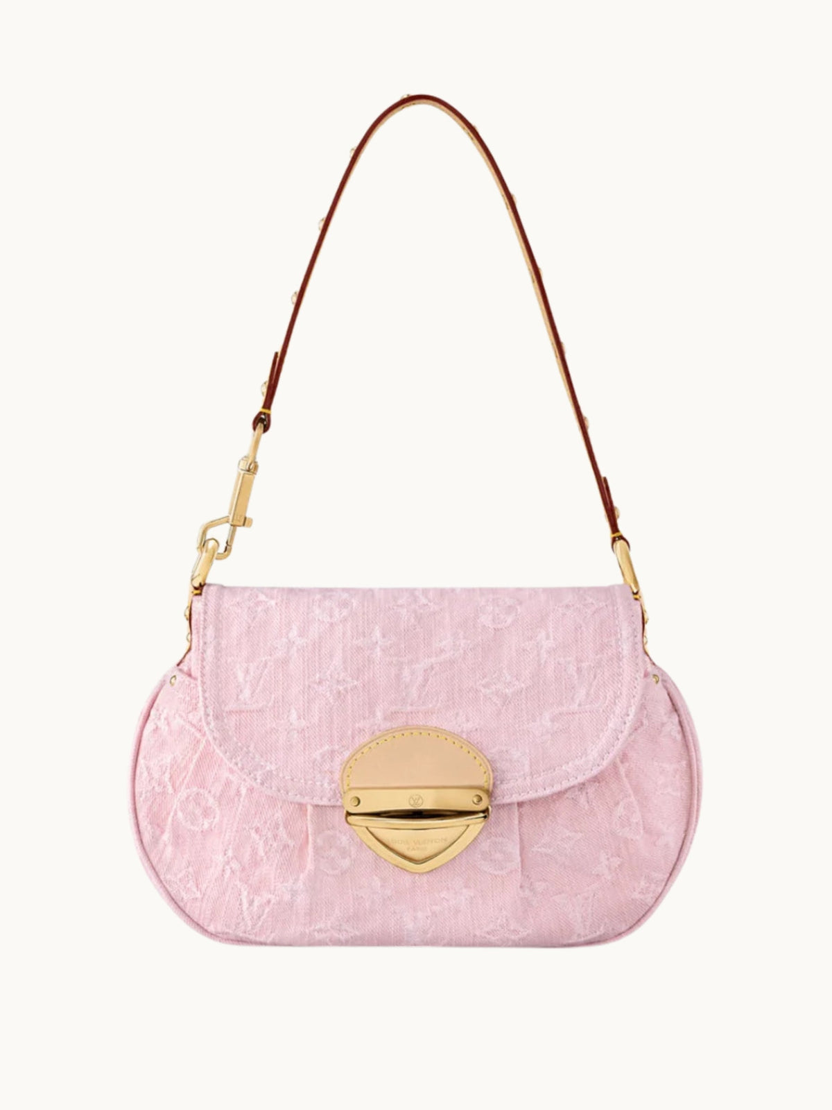 LIGHT PINK DENIM BAG