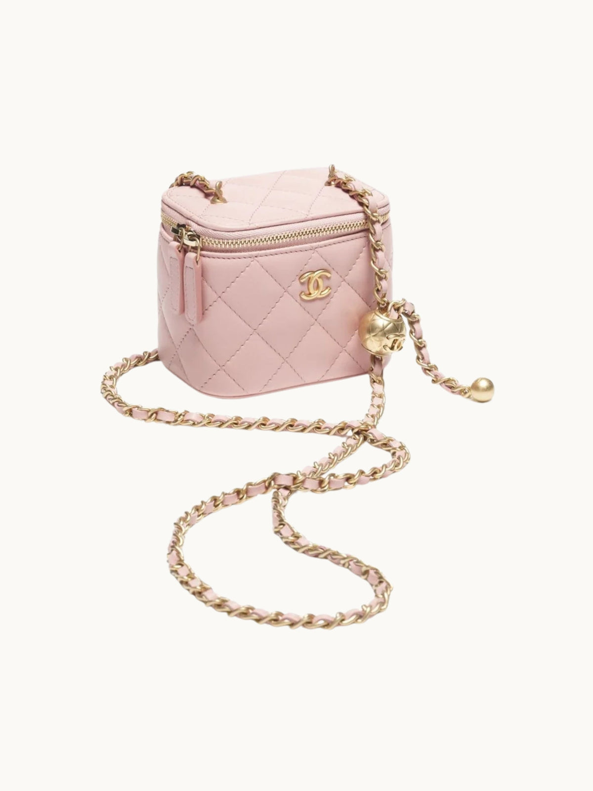 LIGHT PINK BOX BAG