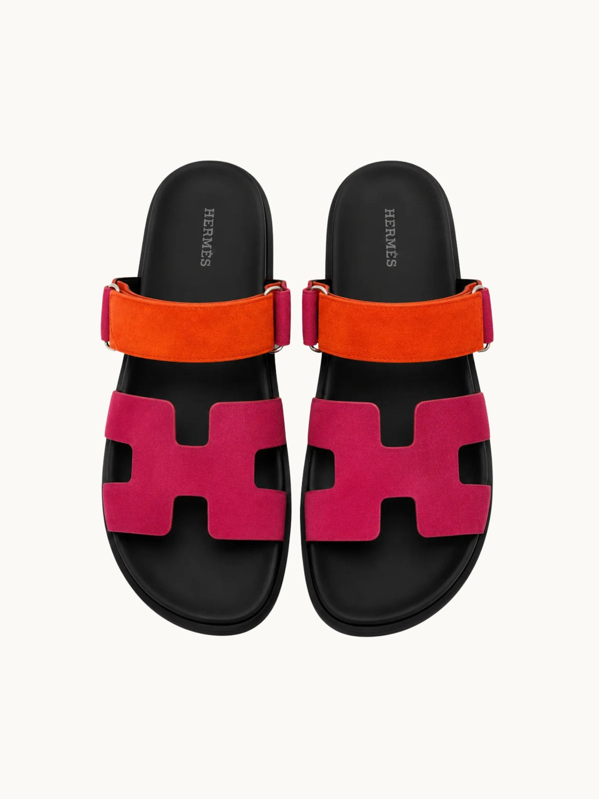 HÈR CHYPRA PINK ORANGE SANDALS