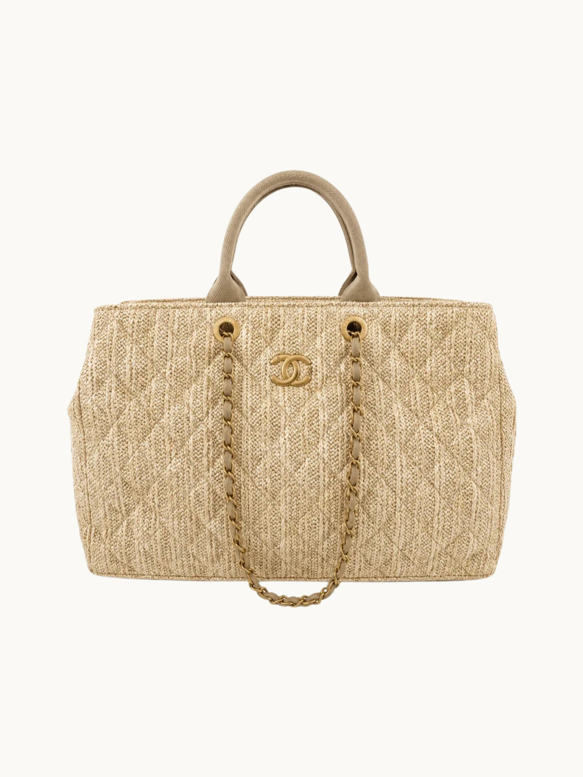 BEIGE LARGE BAG