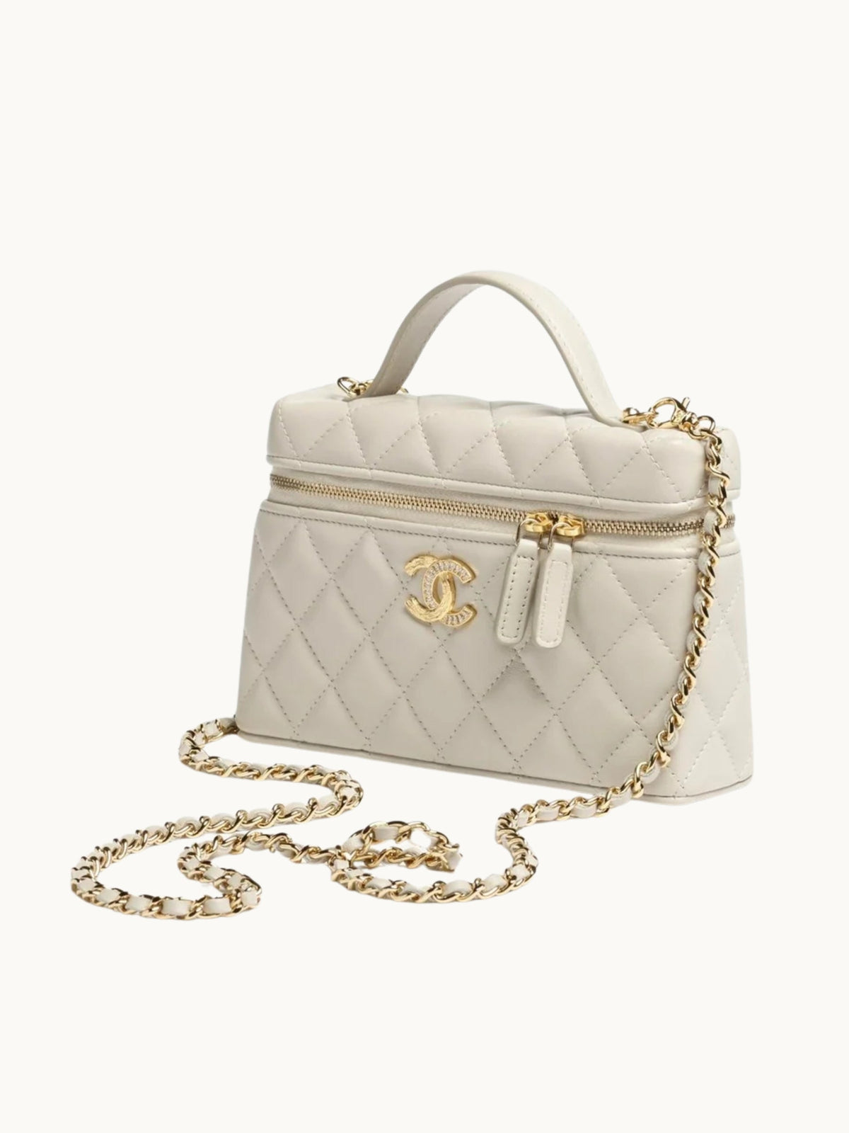 BEIGE WIDE BAG