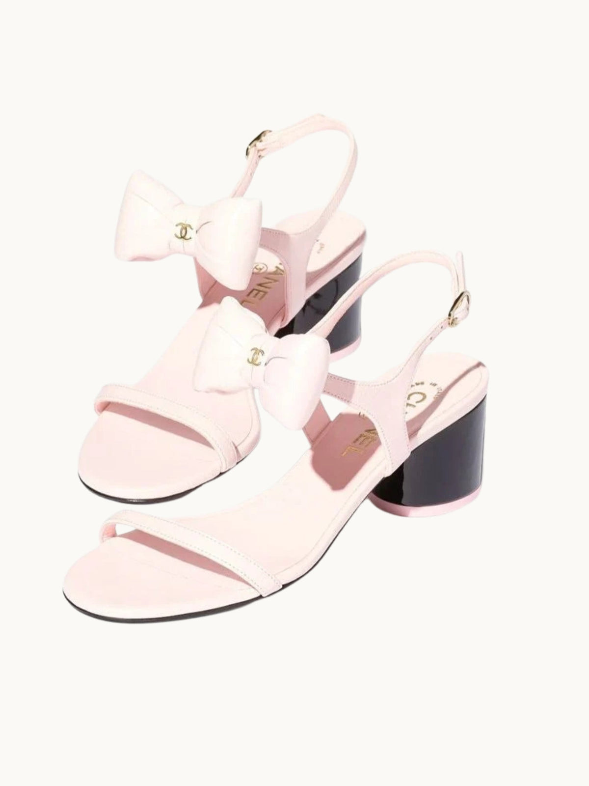NEL PINK BOW HEELS