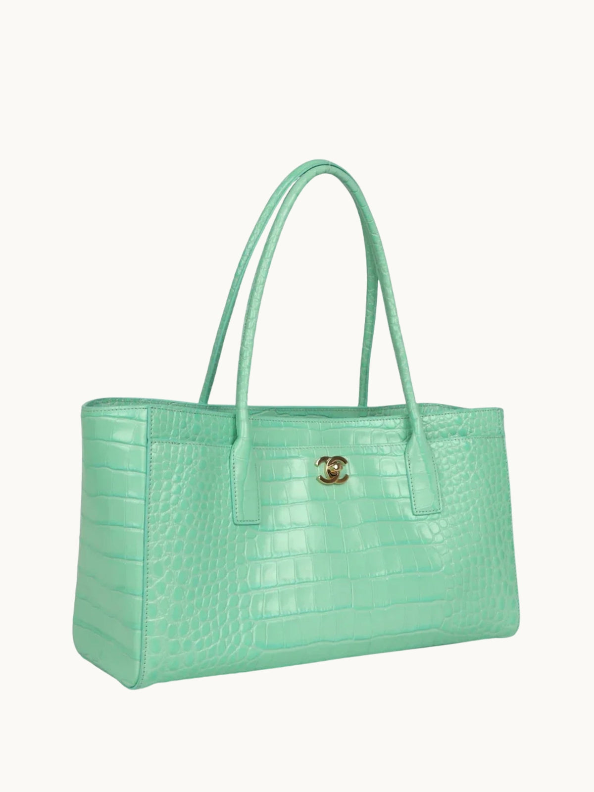 MINT CROCO BAG