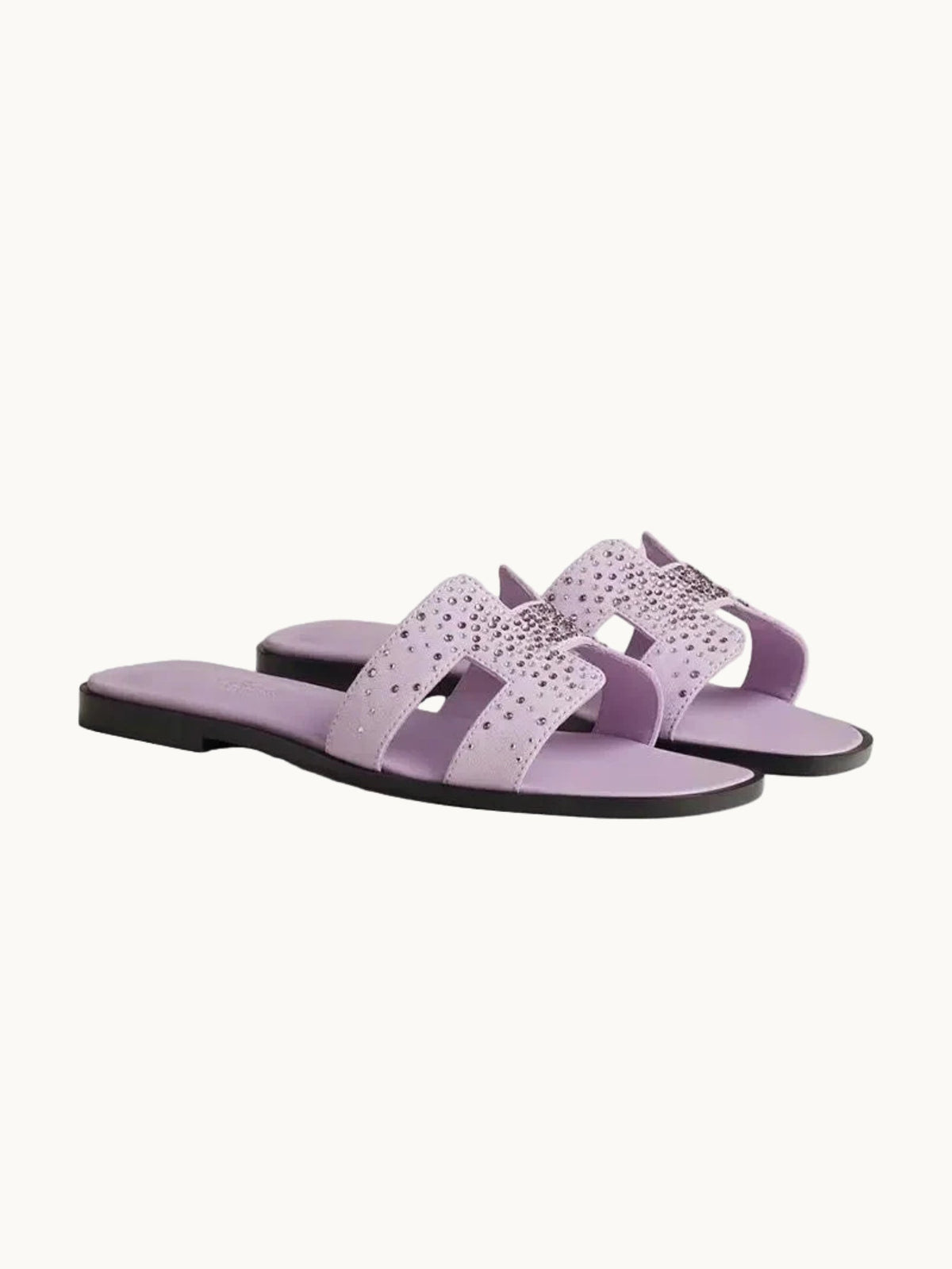 HÈR LILAC SPARKLE SANDALES