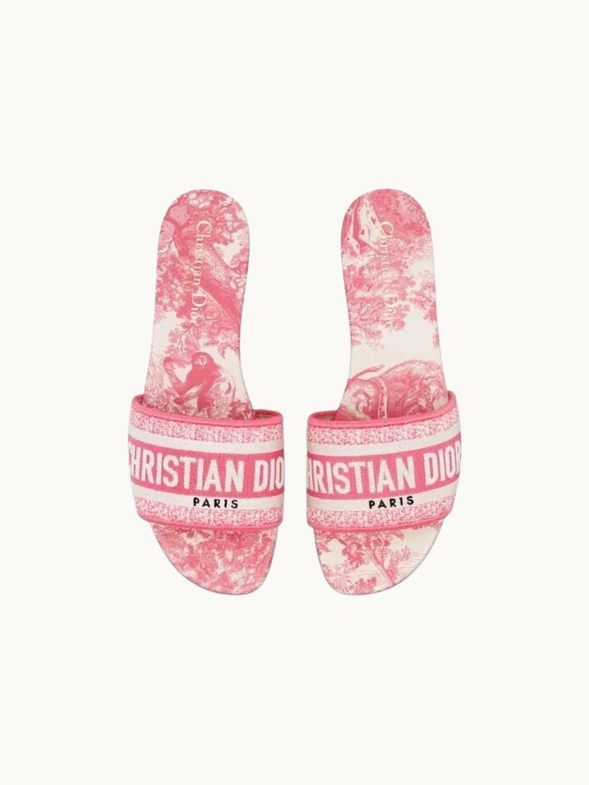 PARISE PINK PRINT SANDALES