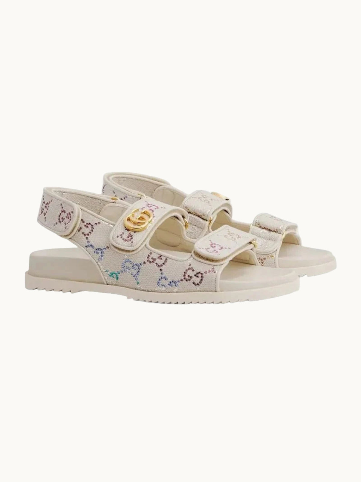 GIGI WHITE SPARKLE SANDALES
