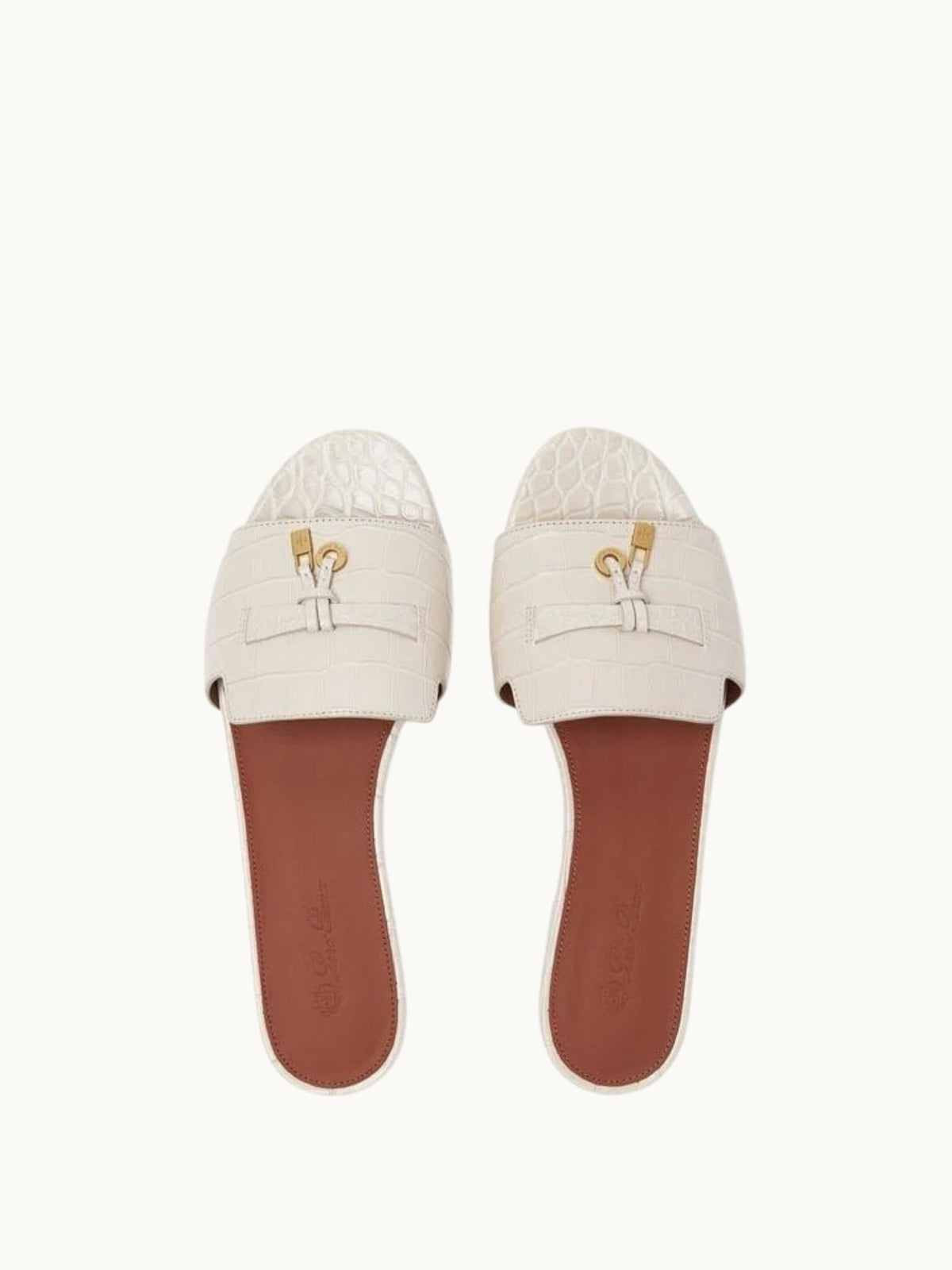CROCO LOAFER SANDALS