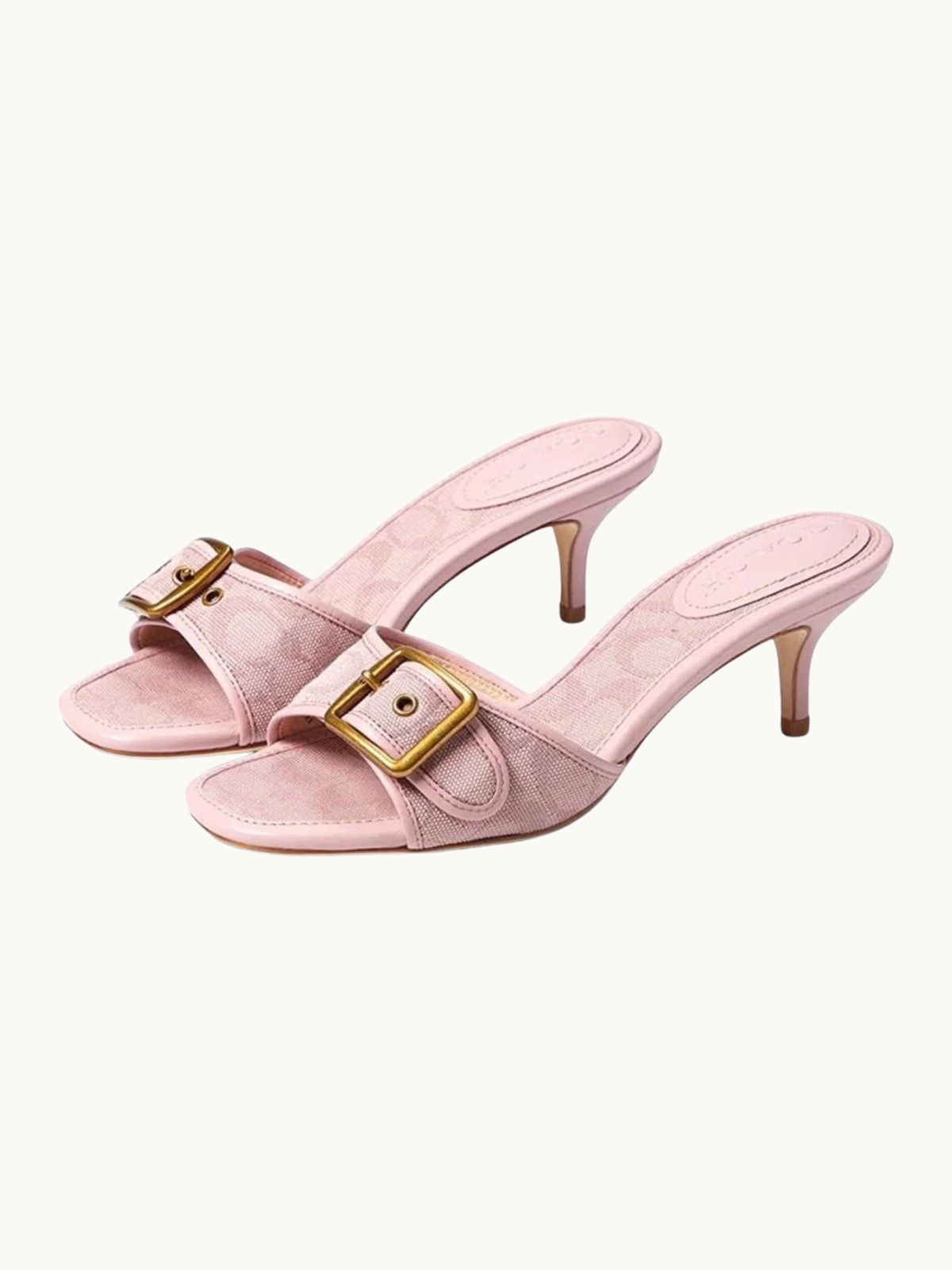 CO PINK KITTEN HEELS